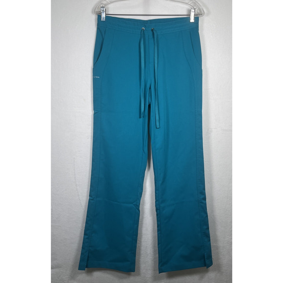 NWOT Purple Label by Healing Hands Teal Taylor Scrub Pants Size Small Charity - Picture 1 of 13
